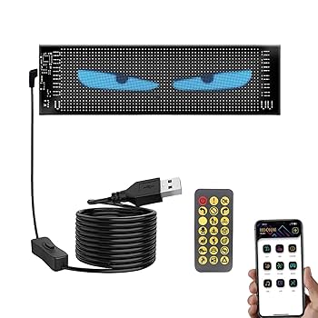 ブルライトゼロのディスプレイ Amazon | プログラマブルフレックスカーLEDディスプレイ、車用